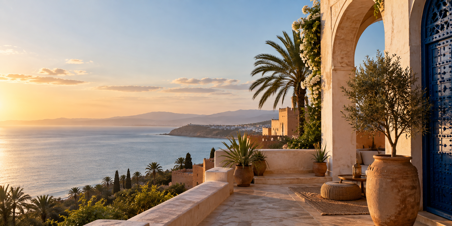 Mediterrane Küste in Tunesien